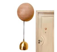Doorbell, Merchant Doorbell, Hanging Door Bell with Vista Print, Wooden Doorbell, Wind Chime for Refrigerator, Porch, Garden, Restaurant, Home, Vintage Shop,