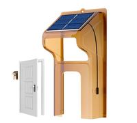 Doorbell Protective Cover - 11.5cm Clear PC Rain Cover with Solar Panel Waterproof Doorbell Cover 5v USB-C 0.55w | Universal Protection Against Bells