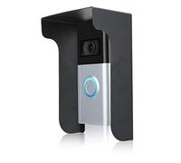 Doorbell Rain Cover Anti-Glare Waterproof Cover Compatible with Blink/Google Nest/Arlo/Eufy/Kasa/Ring/Aosu/Wyze/Tapo/Reolink Video Doorbell,Metal Doorbell Weather-Blocking Cover Glare Sun Shade