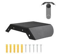 Doorbell Rain Cover Compatible with Google Nest Doorbell,Weatherproof Protective Cover,Anti Glare Case,Waterproof and UV Resistant for Blink/Ring/Arlo/Wyze/Eufy/Reolink/Tapo Video Doorbell