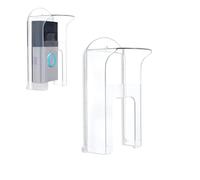 Doorbell Rain Cover Compatible with Ring Battery Video Doorbell Plus 1st 2nd Gen/Blink/Eufy, Anti Glare, Weather Shield, Transparent Weather Protector Shell, Waterproof Protector Case