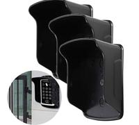 Doorbell Rain Cover Waterproof Plastic Rain Cover for Access Control Keypad Controller Rainproof Protection Shell for Home (3 PCS)