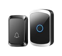 Doorbell Ringer Wireless, Wireless Doorbell Chime with 60 Ring Tones and 5 Roll Levels - Waterproof Mini Doorbell, Wireless Doorbell is easy to install and move without complicated wiring or tool