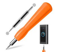 Doorbell Screwdriver Replacement - Double-Ended T6 T15 Security Screws Spare Screws for Ring Doorbell, Compatible with 2nd Generation Video Doorbell 2, Doorbell Screwdriver (Orange)
