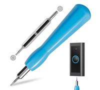 Doorbell Screwdriver Replacement - Double-Ended T6 T15 Security Screws Spare Screws for Ring Doorbell, Compatible with 2nd Generation Video Doorbell 2, Doorbell Screwdriver (Blue)