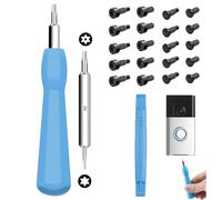 Doorbell Screwdriver Replacement Kit,for Ring Door Bell Screws Set,with 20 Pcs Spare Screws,for Battery Change, Fit Video Doorbell, Video Doorbell 2 and Pro and Elite