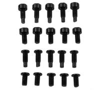 Doorbell Security Screws Replacement for T5 T16 for TORX Bits Set, Carbon for Steel Black Fasteners for Ring Video Doorbell Pro 2 and Original Models
