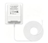 Doorbell Transformer 24V500MA, Ring Plug in Adapter, Visual Doorbell AC Power Adapter for Most Versions of Ring Video Nest Hello Wyze Wireless Doorbell and Thermostat (8M/315" Extension Cable White)