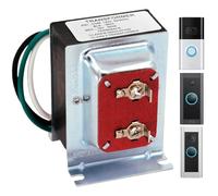 Doorbell Transformer for Ring Video Doorbell, 16v 30va Hardwired Doorbell Chime Transformer Power Supply, Compatible with Ring, Nest Hello, Wyze and Eufy Video Doorbells (16V)