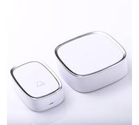 Doorbell Wireless, Electric Cordless Doorbell 1000ft Long Range, Waterproof Door Bell Chime Kit with 36 Melodies & 4 Volume Levels, LED Flash, 1 Bell Button 1 Plug-in Receiver for Home, School, Office