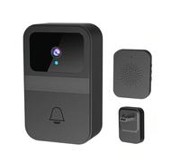 Doorbell Wireless with Live View, AI Human Detection, doorbell camera 2-Way Audio with Voice Changer, 1080P HD Night Vision, Family App Sharing, Automatic Capture(Not included 3 AA Batteries )