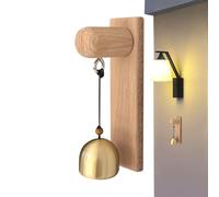 Doorbells for Front Doors - Wood Sound Craftsmanship Decoration | Shop Entrance Bell for Shops | For Entrance Door Shop Farmhouse Garden Gate Commercial Area, Magnetic Shopkeeper Bell