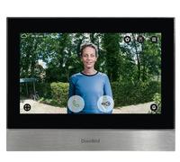 DoorBird A1104T IP Video Indoor Station | Indoor Unit for IP Video Door Intercom with Display, WiFi, LAN with Stainless Steel Strip, Brushed