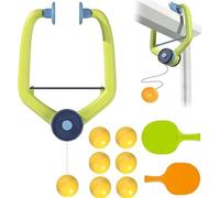 Doorframe Ping Pong Game Set,Door Frame Jam Adjustable Ping Pong Game,Hanging Table Tennis Trainer Portable Set,Device Exercise Equipment With Racket And Balls For Adults And Children