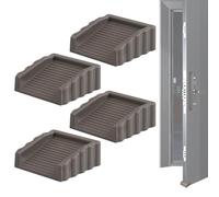 doorHolder - 6x6x2.5cm Rubber Wedge, Non-Slip Stopper, Lightweight Two-Way Design with Anti-Theft Protection | Home Hotel Doorstop for Living Room Bedroom Safety, Security and Privacy