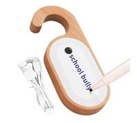 Doorknob Light Message, Wood Led Rechargeable, Motion Sensor Turner, Night , Illuminating, (5.94 x 2.36 x 0.55 inches), Ideal for Providing Soft Lighting And Messages In Bedrooms