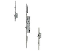 DOORMASTER Professional Lever Operated Latch & Hook - 2 Adjustable Hooks 2 Rolle