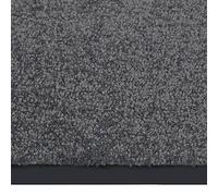 Doormat Anthracite 40 x 60 cm, Non-Slip Dirt Trapper Mat Made of 100% Polypropylene with Velour Surface, Weatherproof and Washable, Ideal for Front Door, Hallway, Balcony, Patio