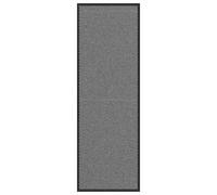 Doormat Anthracite 60x180 cm PP Tufted Non-Slip PVC Backing Heavy-Duty Entryway