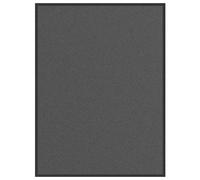 Doormat Anthracite 80x120 cm PP Polypropylene Tufted PVC Backing Indoor Entrance