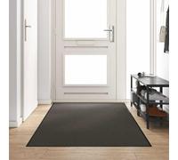 Doormat Anthracite Black 120 x 300 cm 100% Polyamide Rectangular Non-Slip Dirt Trapper Mat Washable for Front Door Entrance Indoor Outdoor Hallway Patio