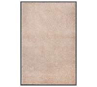 vidaXL Doormat Beige 80x120 cm Home Floor Decorative Barrier Welcome Mat Rug