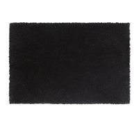Doormat Black 40x60cm Tufted Coir Mat 16 mm Non-Slip PVC Backing Indoor/Outdoor