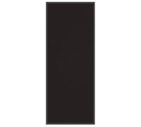 Doormat Black 60 x 150 cm Made of Durable Polypropylene with Non-Slip PVC Backing, Weatherproof and Washable, Ideal as a Dirt Trapper Mat for Hallway, Front Door, Balcony, Patio