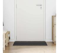 Doormat Black 60 x 90 cm Polypropylene Indoor Anti-Slip Rectangular Durable 5mm