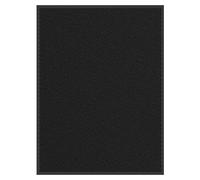 Doormat Black 80x120 cm Polypropylene Tufted Dirt Trapper with PVC Backing Heavy