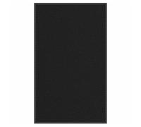 Doormat Black 90 x 150 cm Polypropylene Tufted Non-Slip PVC Backing Outdoor Door