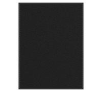 Doormat Black 90x120 cm Polypropylene Tufted with Non-Slip PVC Backing Washable