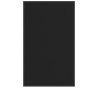 Doormat Black 90x150cm Polypropylene Tufted Non-Slip PVC Backing Entrance Heavy