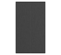 Doormat Black/Grey Stripe 115x200 cm PP PVC Non-Slip Entrance Mudroom Mat Heavy