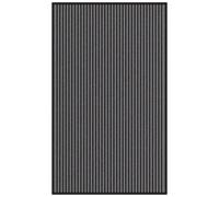 Doormat Black/Grey Stripe 90x150 cm PP PVC Non-Slip Entrance Mat Heavy Duty Pro
