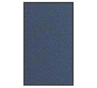 Doormat Blue 90x150 cm Polypropylene Tufted Non-Slip PVC Backing Indoor Doorway