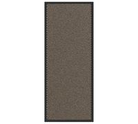 Doormat Brown 60x150 cm Polypropylene Tufted 5mm Pile Non-Slip PVC Backing Door