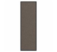 Doormat Brown 60x180 cm PP Tufted Polypropylene with PVC Non-Slip Backing Heavy