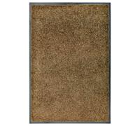 Doormat Brown 60x90 cm Polyamide Durable Indoor Outdoor Modern Rectangular Entry
