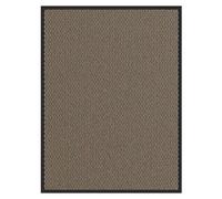 Doormat Brown 80x120 cm Polypropylene Tufted Non-Slip PVC Backing Door Mat Heavy