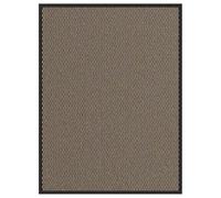 Doormat Brown 90 x 120 cm Made of Durable Polypropylene with Non-Slip PVC Backing, Dirt Trapper Mat for Front Door, Entrance, Hallway, Balcony, Indoor and Outdoor Use