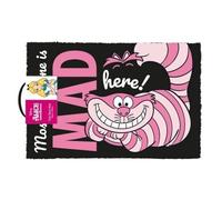 Pyramid International Doormat Alice in Wonderland We're All Mad Here Pink/Black One size
