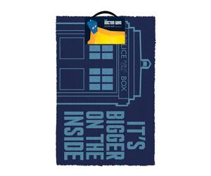 DOORMAT Coir Licensed - Doctor Who Tardis (It's bigger on the inside) Door Mat