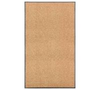 Doormat Cream 90x150cm Polyamide Washable Indoor Outdoor Non-Slip Durable Modern