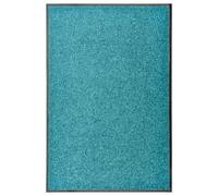 Doormat Cyan 60x90 cm Polyamide Non-Slip Indoor Outdoor Modern Rectangular Mat.