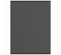 vidaXL Doormat Black 80 x 120 cm Polypropylene