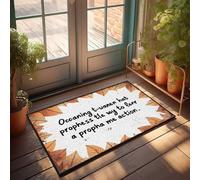 Doormat Fall Autumn Leaves Frame: A Prophetic Message Of Transformation Doormat Front Door Mats For Outdoor Entrance Indoor Door M(40X60CM)