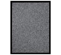 Doormat Grey 60x80 cm 100% Polypropylene Looppile Vinyl Non-Slip Indoor PorchMat