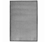 Doormat Grey 60x90 cm Polypropylene Heavy Tufted Indoor Non-Slip PVC Backing Mat