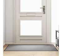 Doormat Grey & Black 90x150cm Polyamide Heavy Duty Indoor Outdoor Rectangular XL